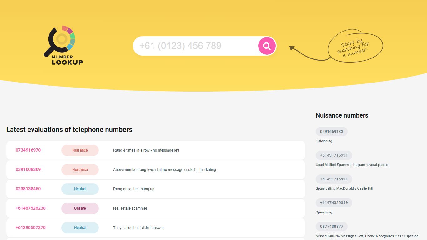 Telephone number search | Do you want to find out information about an ...